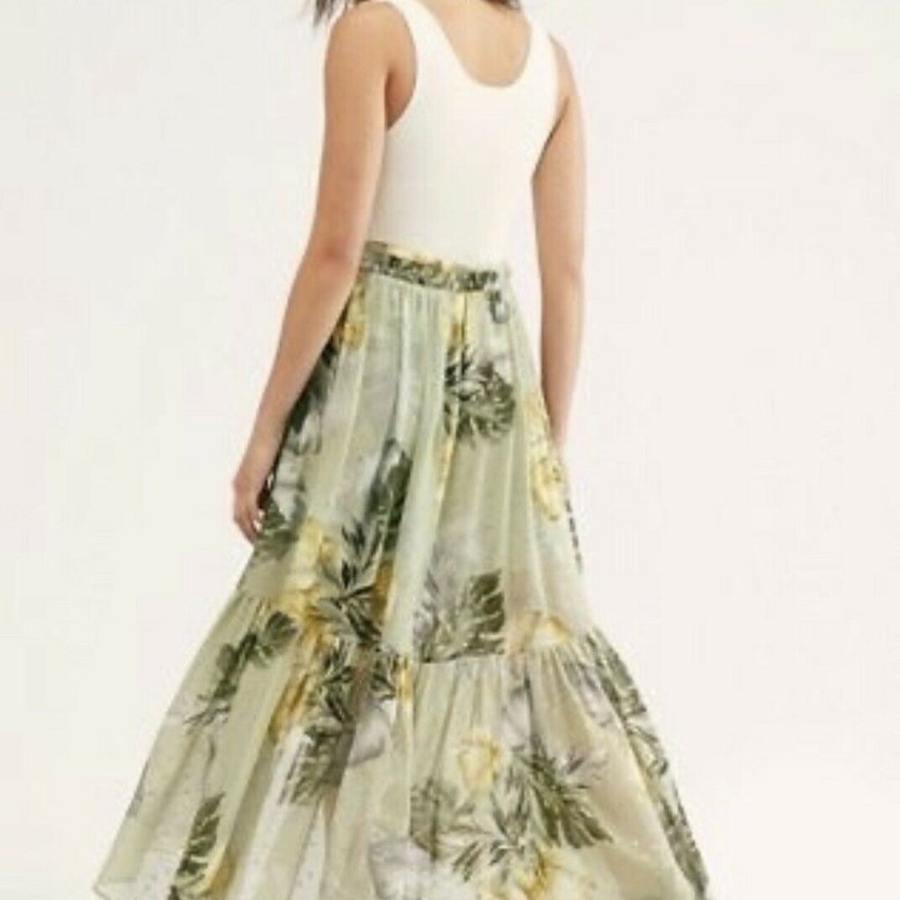 Free People Lover Le Jardin Maxi Skirt 10 NEW - Picture 10 of 10